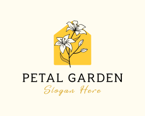 Lily Flower House logo design