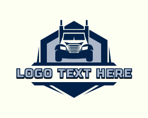 Logistics Truck Courier logo