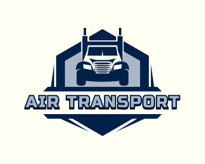 Logistics Truck Courier logo design