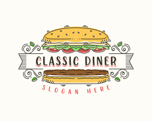 Burger Restaurant Diner logo