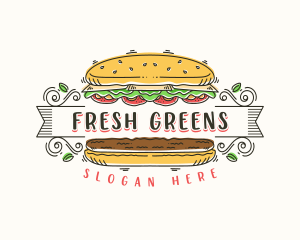 Burger Restaurant Diner logo design