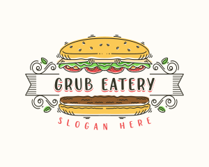 Burger Restaurant Diner logo design