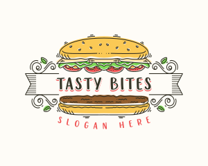 Burger Restaurant Diner logo design