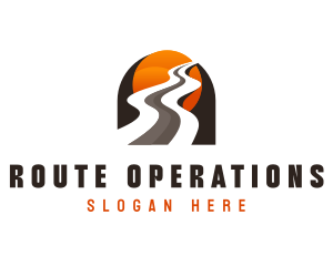 Road Highway Traffic Route logo