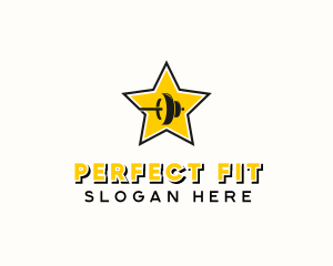 Star Barbell Fitness logo design