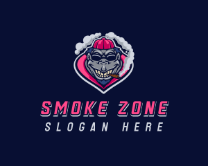 Monkey Tobacco Smoke logo design