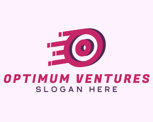 Speedy Motion Letter O logo design