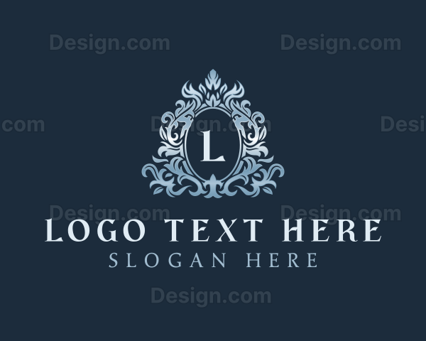 Elegant Ornament Wreath Logo