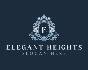 Elegant Ornament Wreath logo design