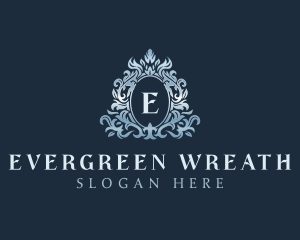 Elegant Ornament Wreath logo design