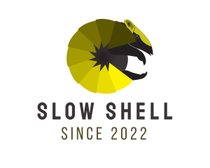 Yellow Armadillo Shell logo design