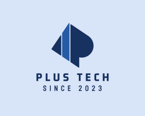 Diamond Tech Letter P  logo design