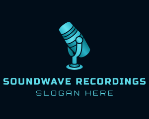 Sound Recorder Microphone logo design