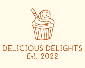 Sweet Pastry Cupcake logo design