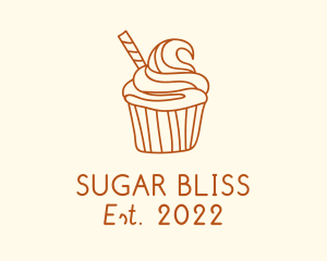 Sweet Pastry Cupcake logo design