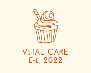 Sweet Pastry Cupcake logo