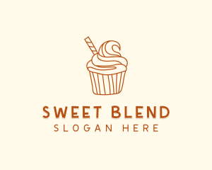 Sweet Pastry Cupcake logo design