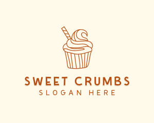 Sweet Pastry Cupcake logo design