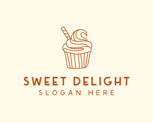 Sweet Pastry Cupcake logo design