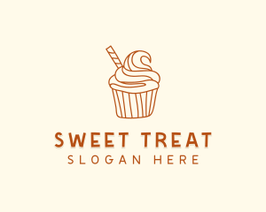 Sweet Pastry Cupcake logo design