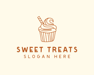 Sweet Pastry Cupcake logo design