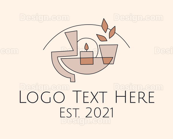 Boho Candle Decor Logo