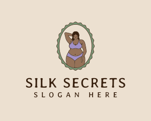 Sexy Swimwear Emblem logo design