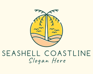 Palm Tree Beach logo