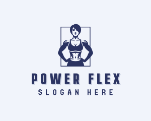 Strong Woman Fitness logo design