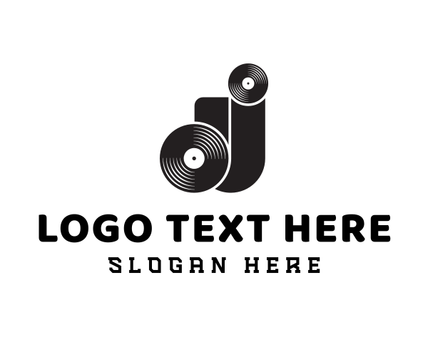 Letter Dj logo example 2