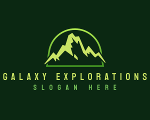 Outdoor Mountain Peak logo design