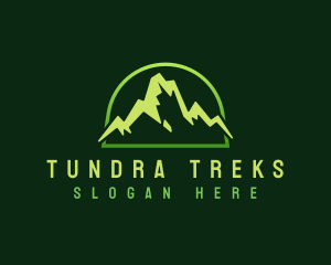 Outdoor Mountain Peak logo design