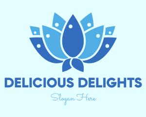 Fish Lotus logo design