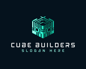 Cube Artificial Intelligence logo design