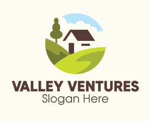 Valley Hilltop Cabin House logo