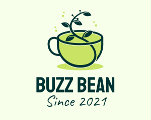 Organic Coffee Plant logo design