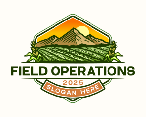 Agricultural Field Farming logo
