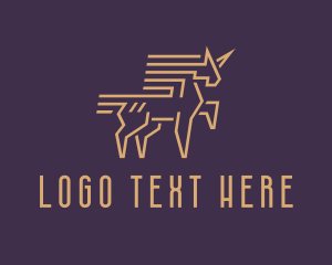 Gold Unicorn Equestrian logo