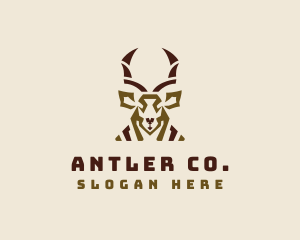 Antelope Head Antlers logo