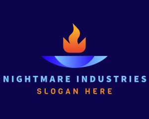 Industrial Water Fire logo design