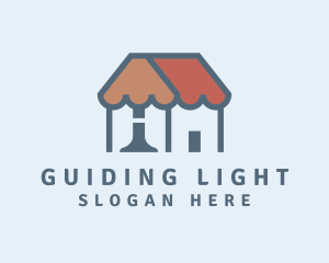 House Lamp Furniture logo design