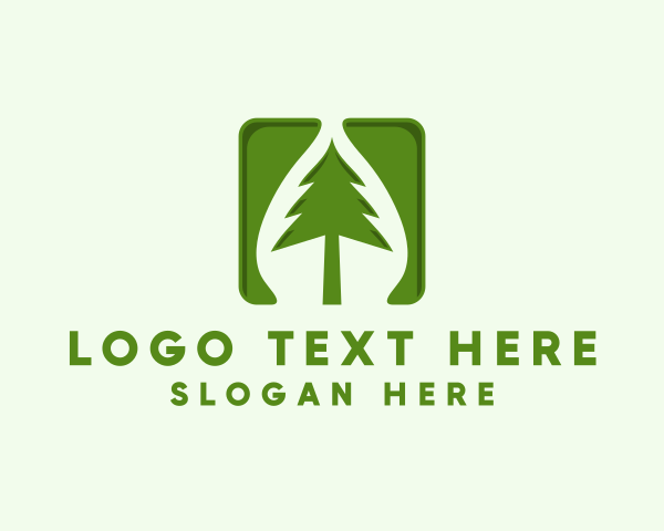 Pine logo example 3