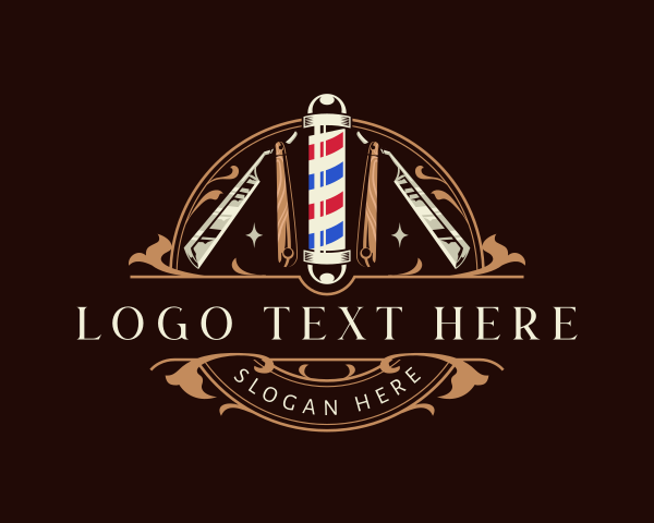 Shaving logo example 2