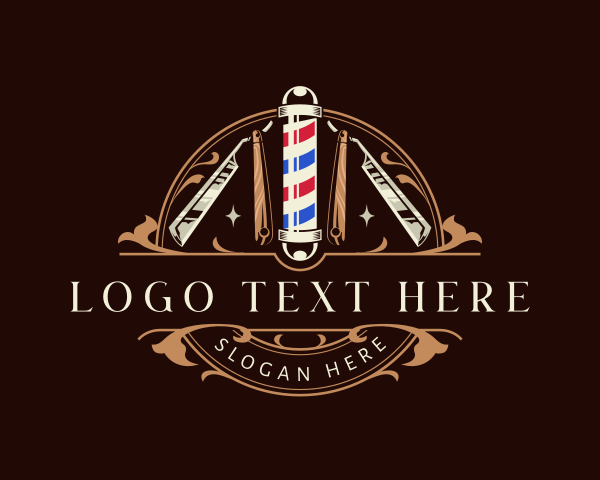 Straight Razor logo example 4