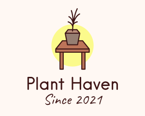 Desk Plant Homeware logo design