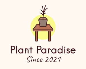 Desk Plant Homeware logo design