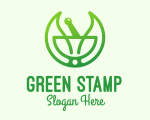 Green Herbal Healing logo design