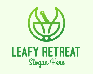 Green Herbal Healing logo design