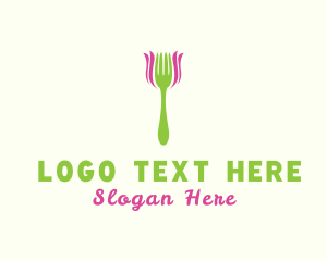 Rose Flower Fork logo