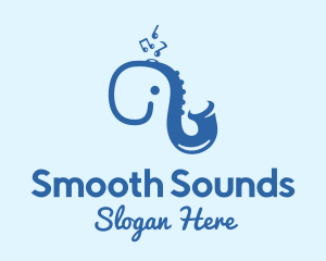 Blue Elephant Saxophone logo